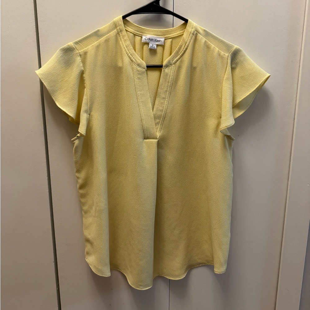 Calvin Klein Light Yellow Blouse